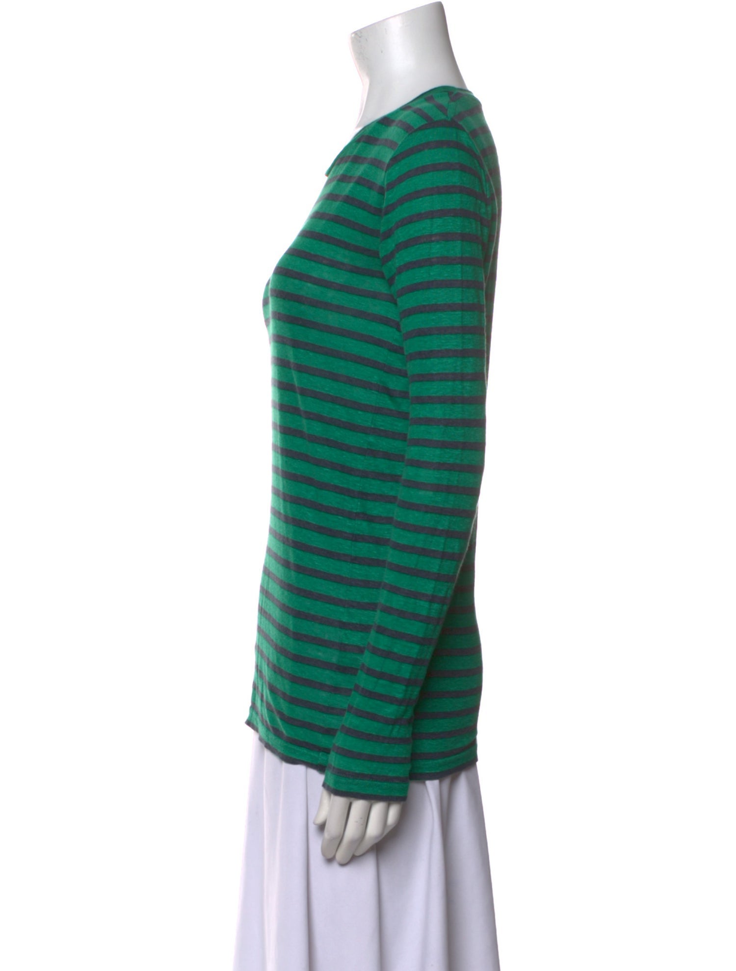 Isabel Marant Striped Crew Neck T-Shirt