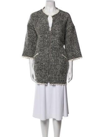 Isabel Marant Virgin Wool Printed Evening Jacket