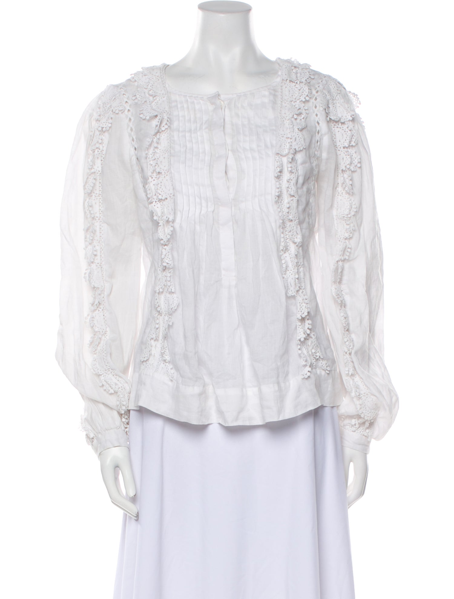 Isabel Marant Silk Square Neckline Blouse