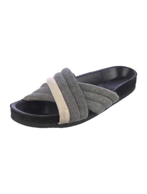 Isabel Marant Colorblock Pattern Slides