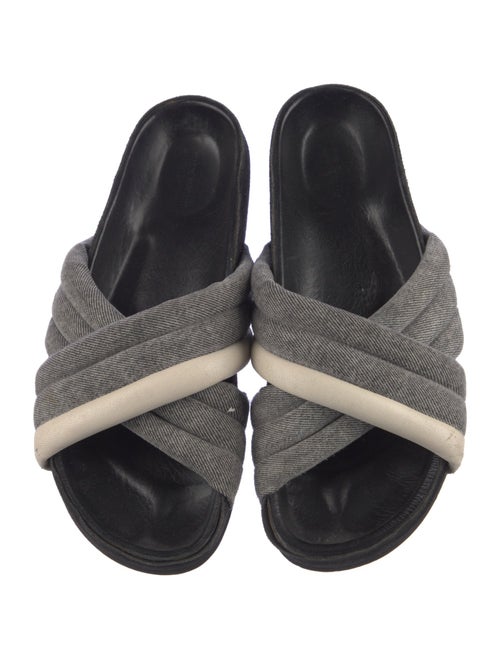 Isabel Marant Colorblock Pattern Slides