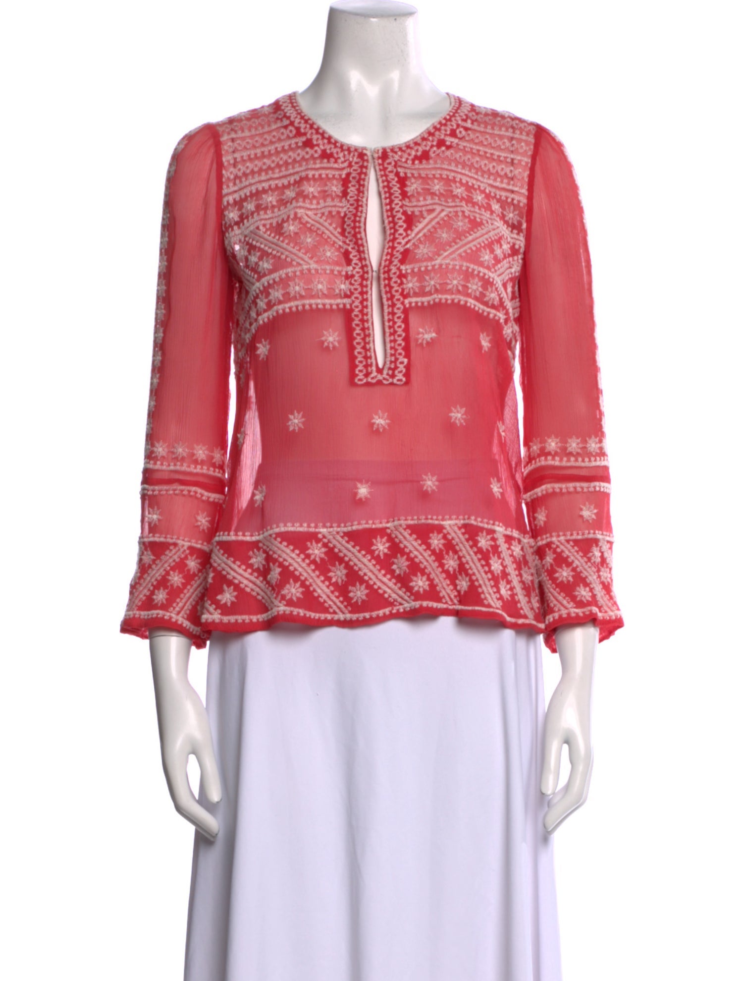 Isabel Marant Silk Printed Blouse