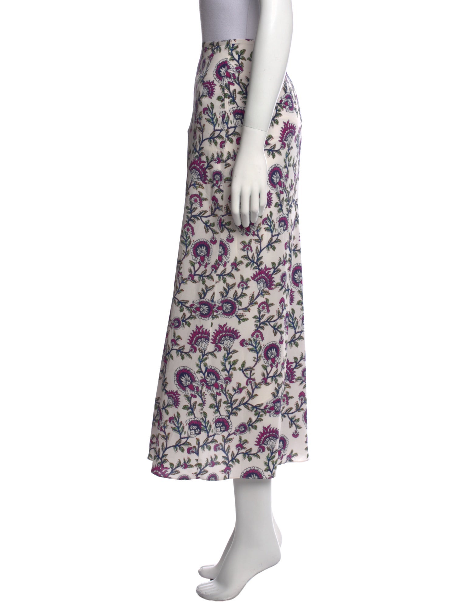 Isabel Marant Silk Midi Length Skirt