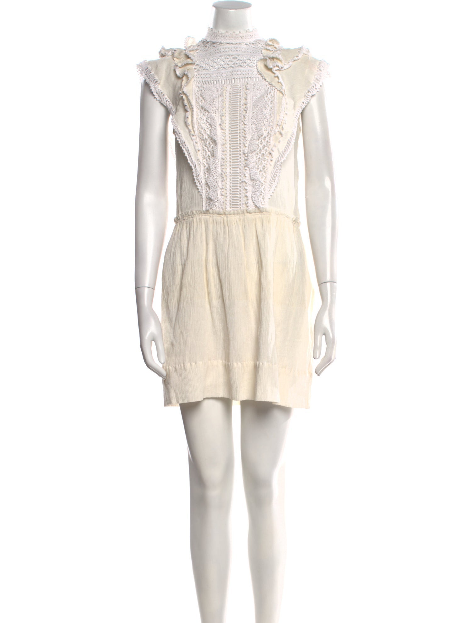Isabel Marant Mock Neck Mini Dress