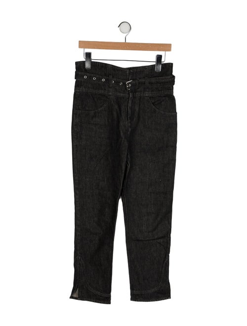 Isabel Marant High-Rise Straight Leg Jeans
