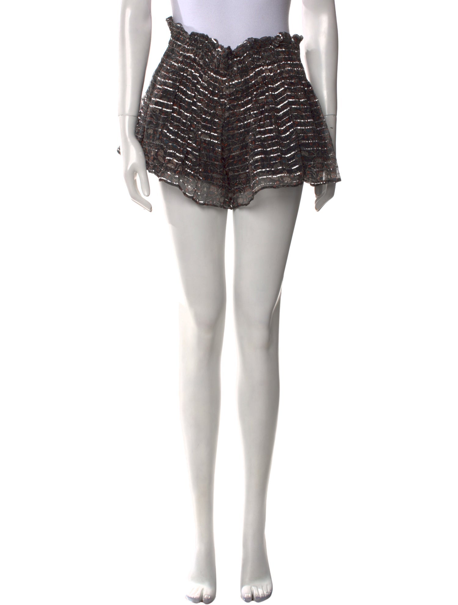 Isabel Marant Silk Mini Shorts