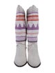 Isabel Marant Suede Printed Sock Boots