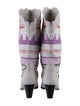 Isabel Marant Suede Printed Sock Boots