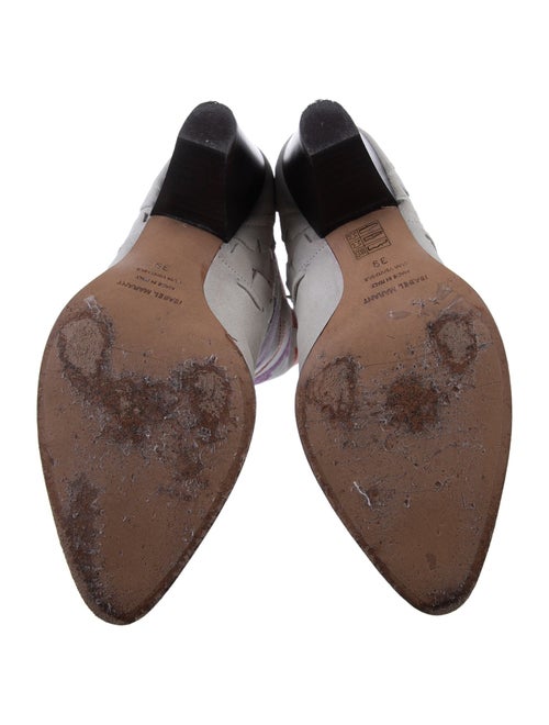 Isabel Marant Suede Printed Sock Boots