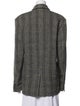 Isabel Marant Wool Tweed Pattern Peacoat