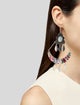 Isabel Marant Shell & Stone Drop Earrings