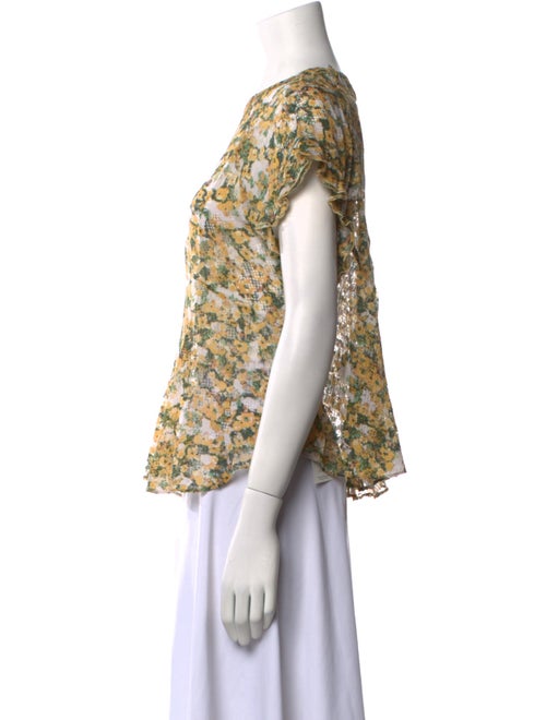 Isabel Marant Printed Crew Neck Blouse