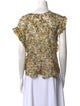 Isabel Marant Printed Crew Neck Blouse