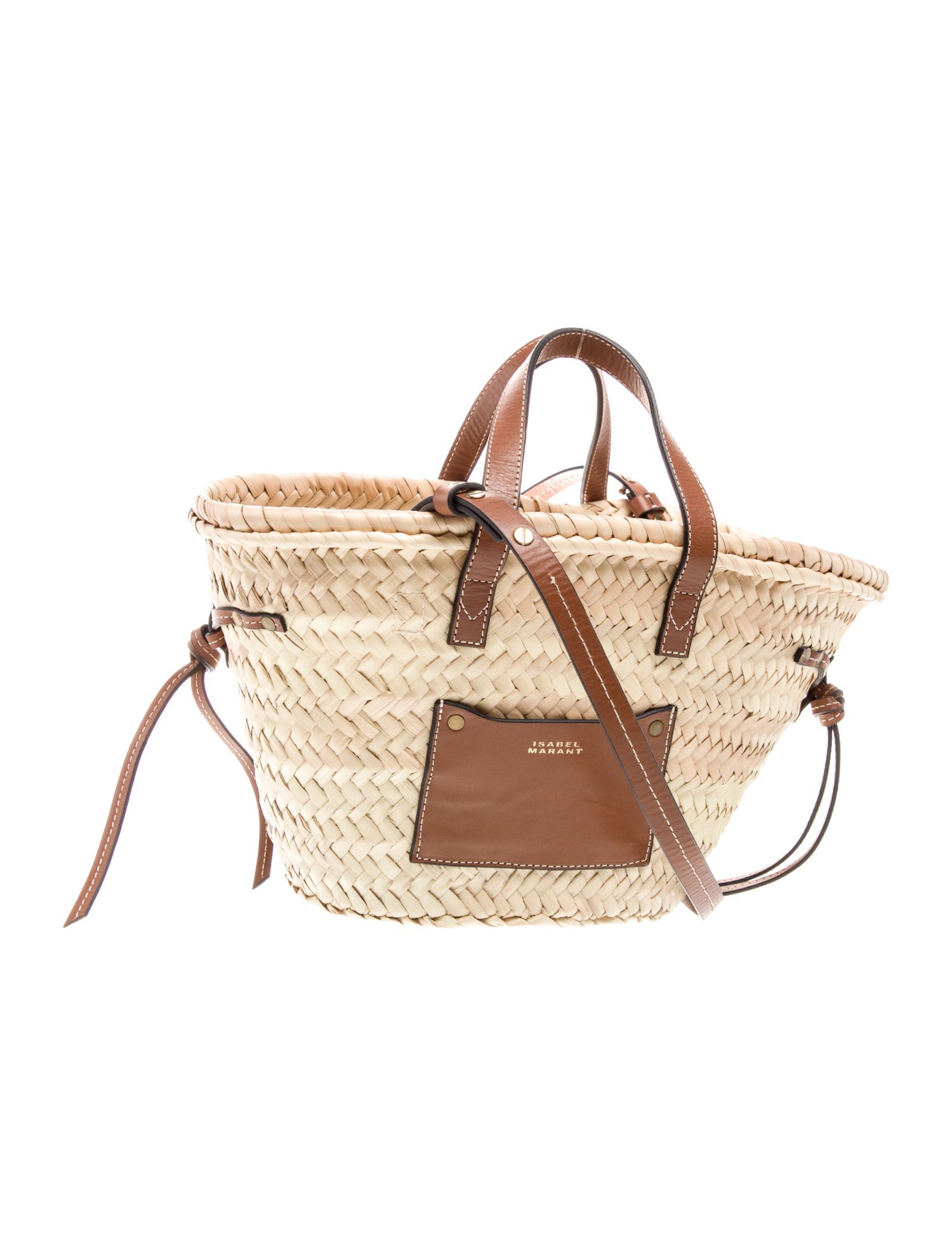 Isabel Marant Straw Bucket Bag