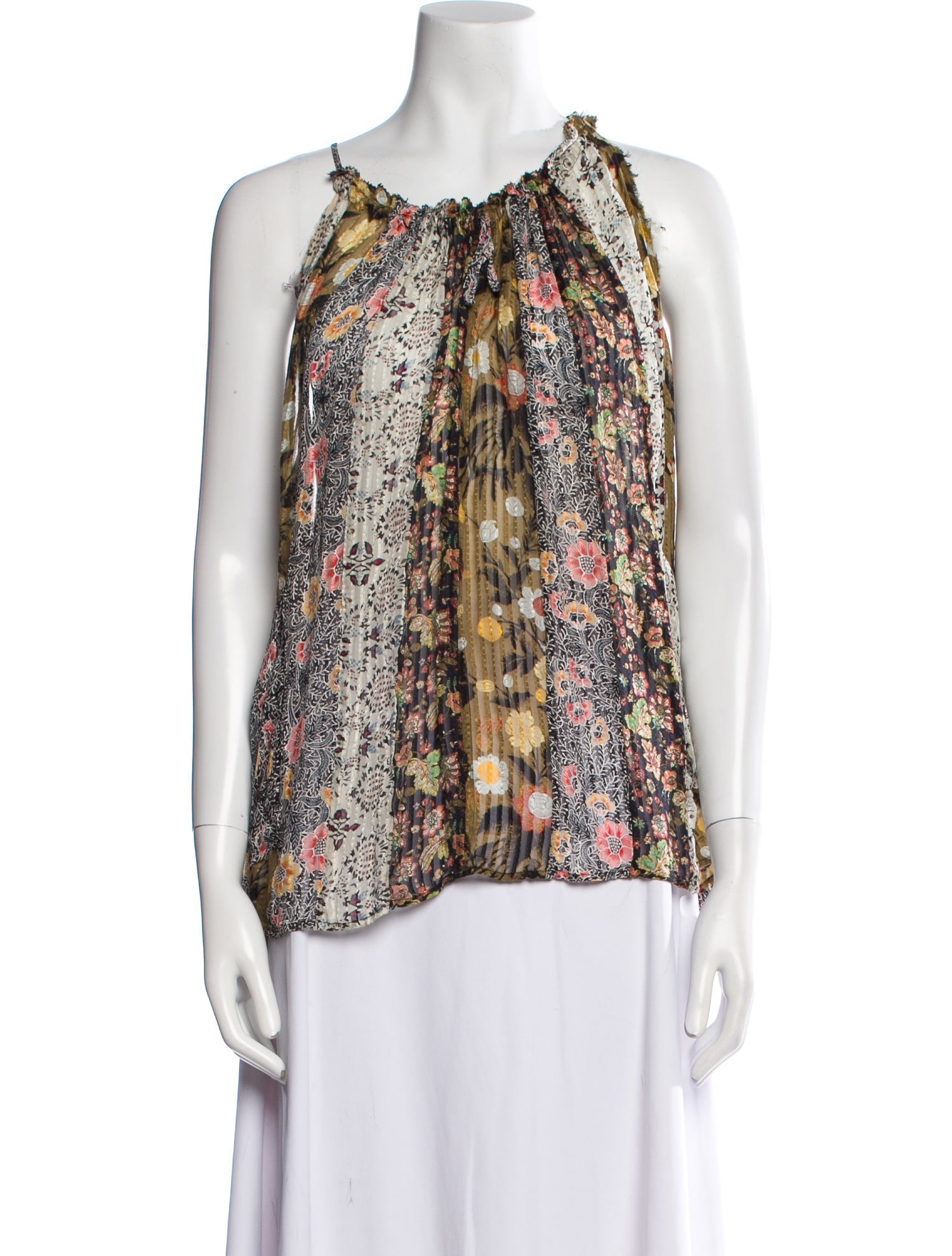 Isabel Marant Silk Floral Print Blouse