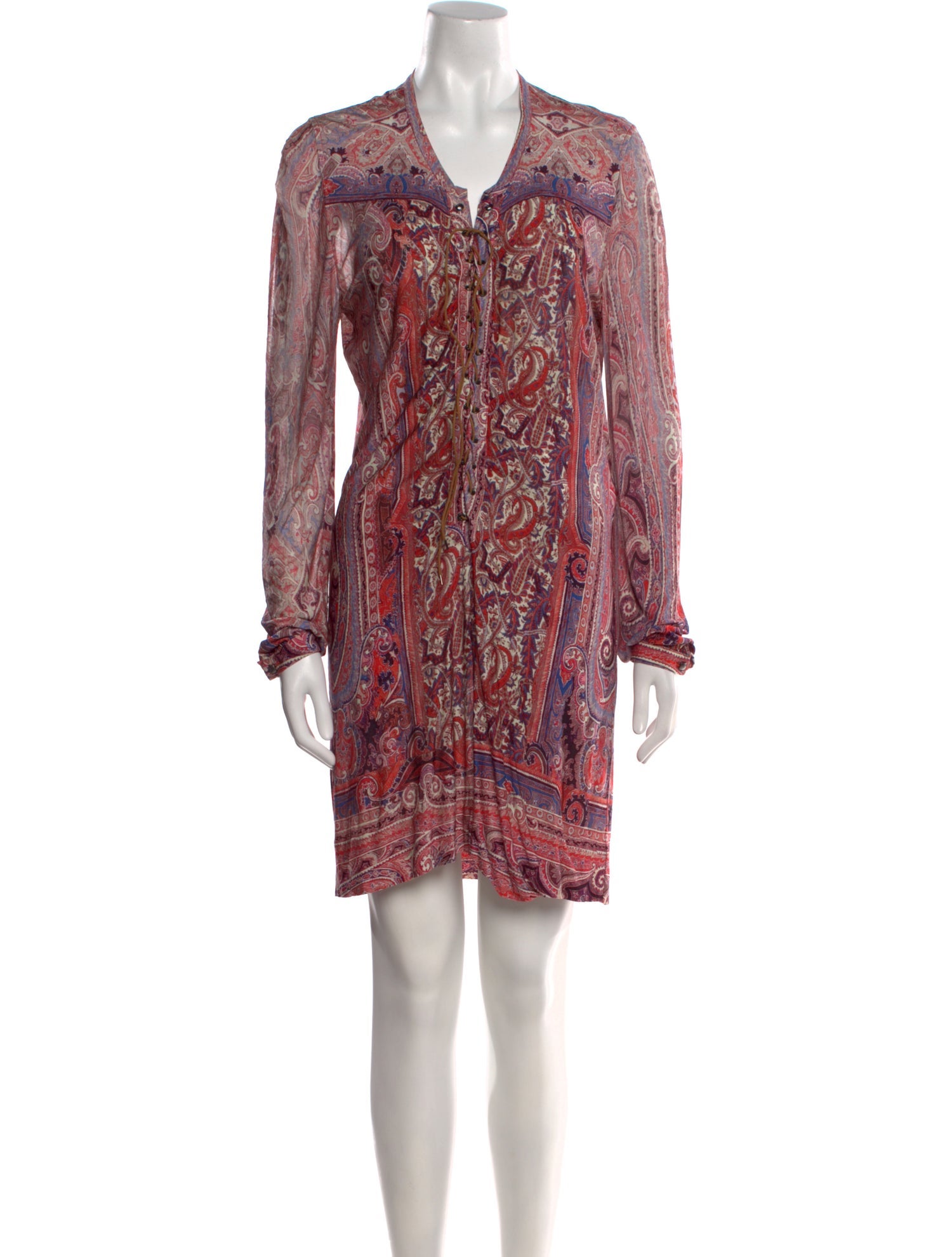 Isabel Marant Paisley Print Mini Dress