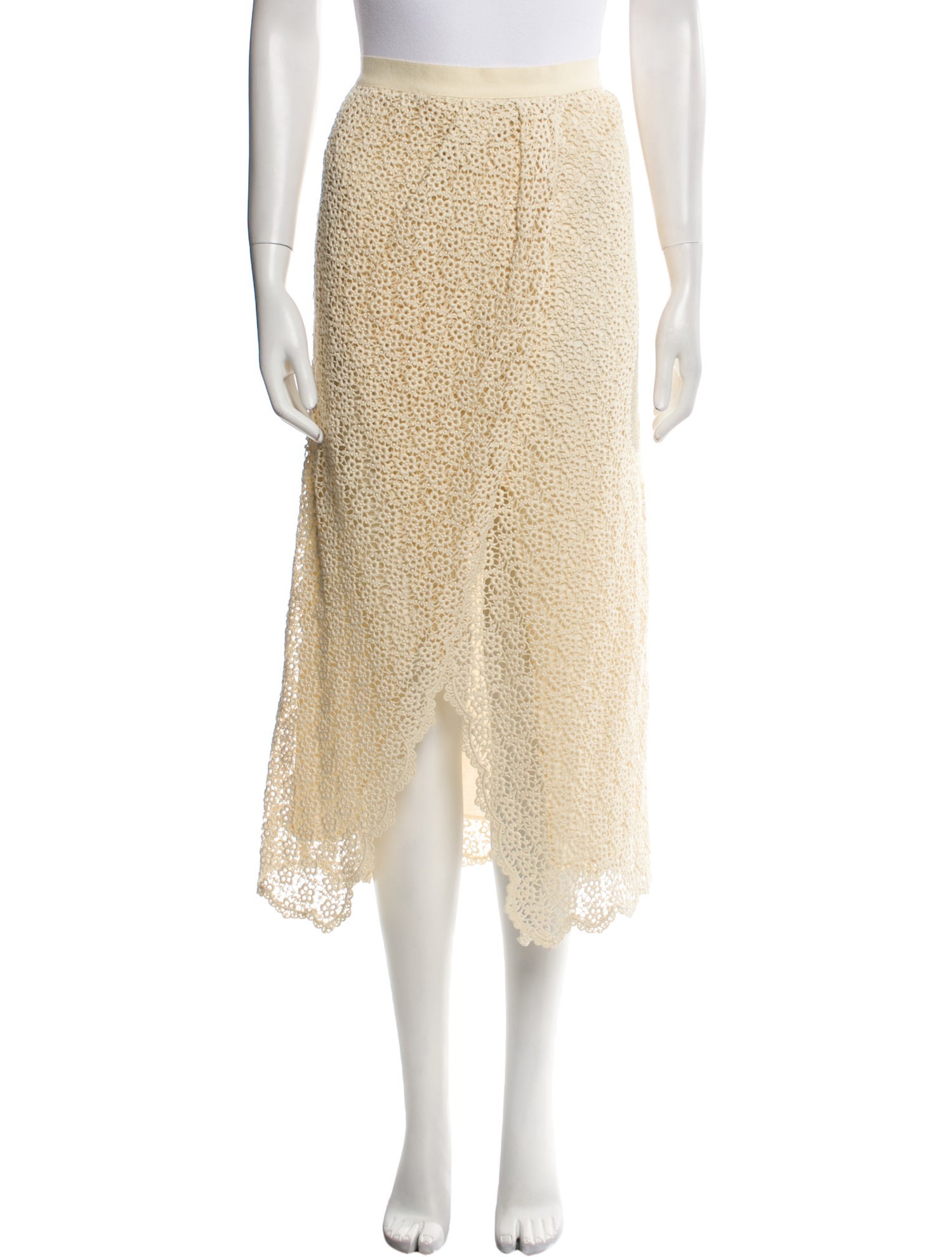 Isabel Marant Cutout Accent Midi Length Skirt