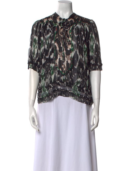 Isabel Marant Silk Printed Blouse