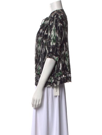Isabel Marant Silk Printed Blouse