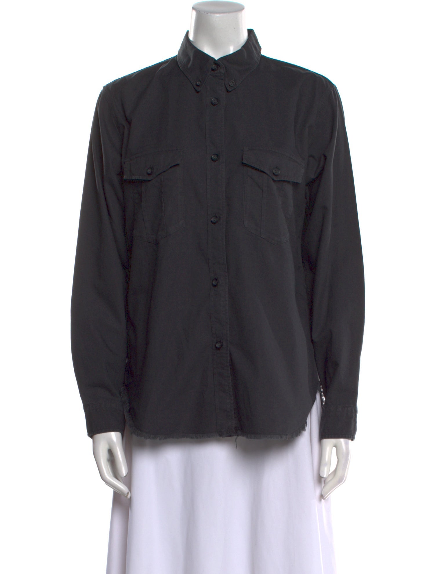 Isabel Marant Long Sleeve Button-Up Top