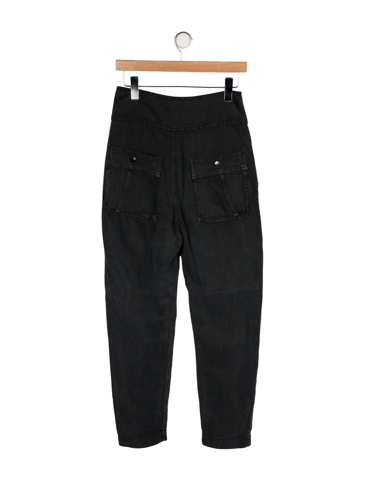 Isabel Marant High-Rise Straight Leg Jeans