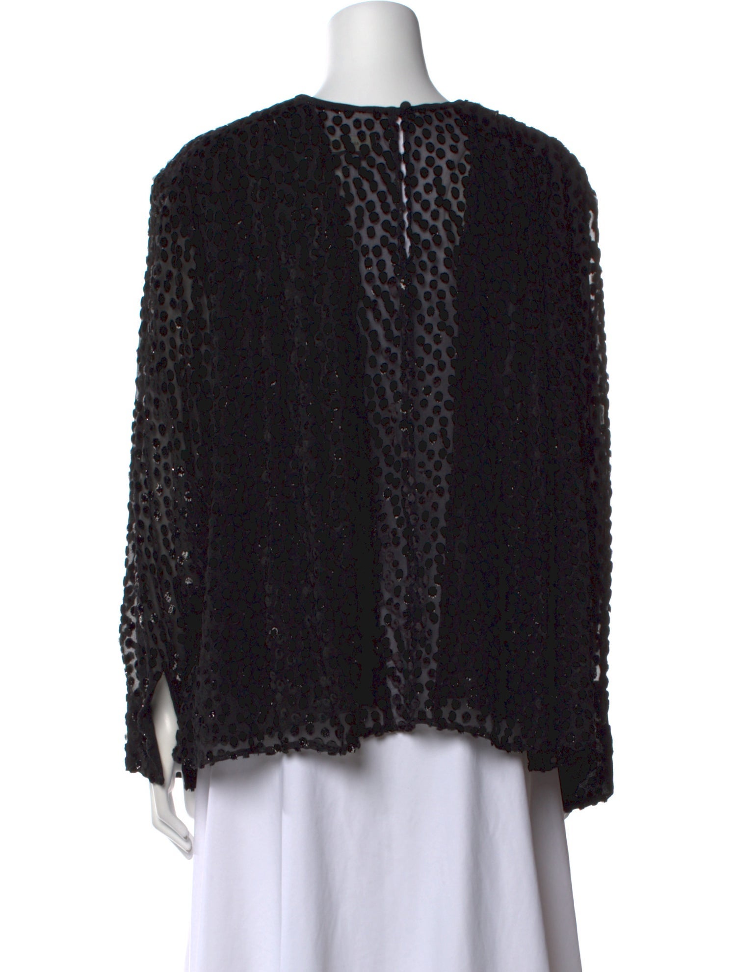 Isabel Marant Lace Pattern Crew Neck Blouse