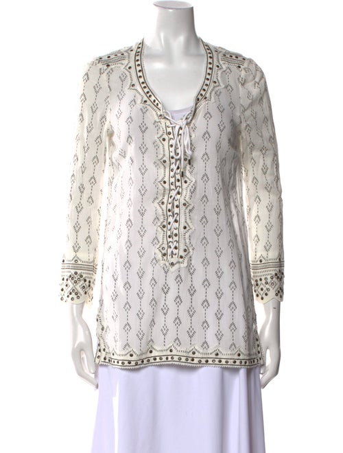 Isabel Marant Printed V-Neck Tunic