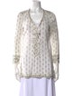 Isabel Marant Printed V-Neck Tunic