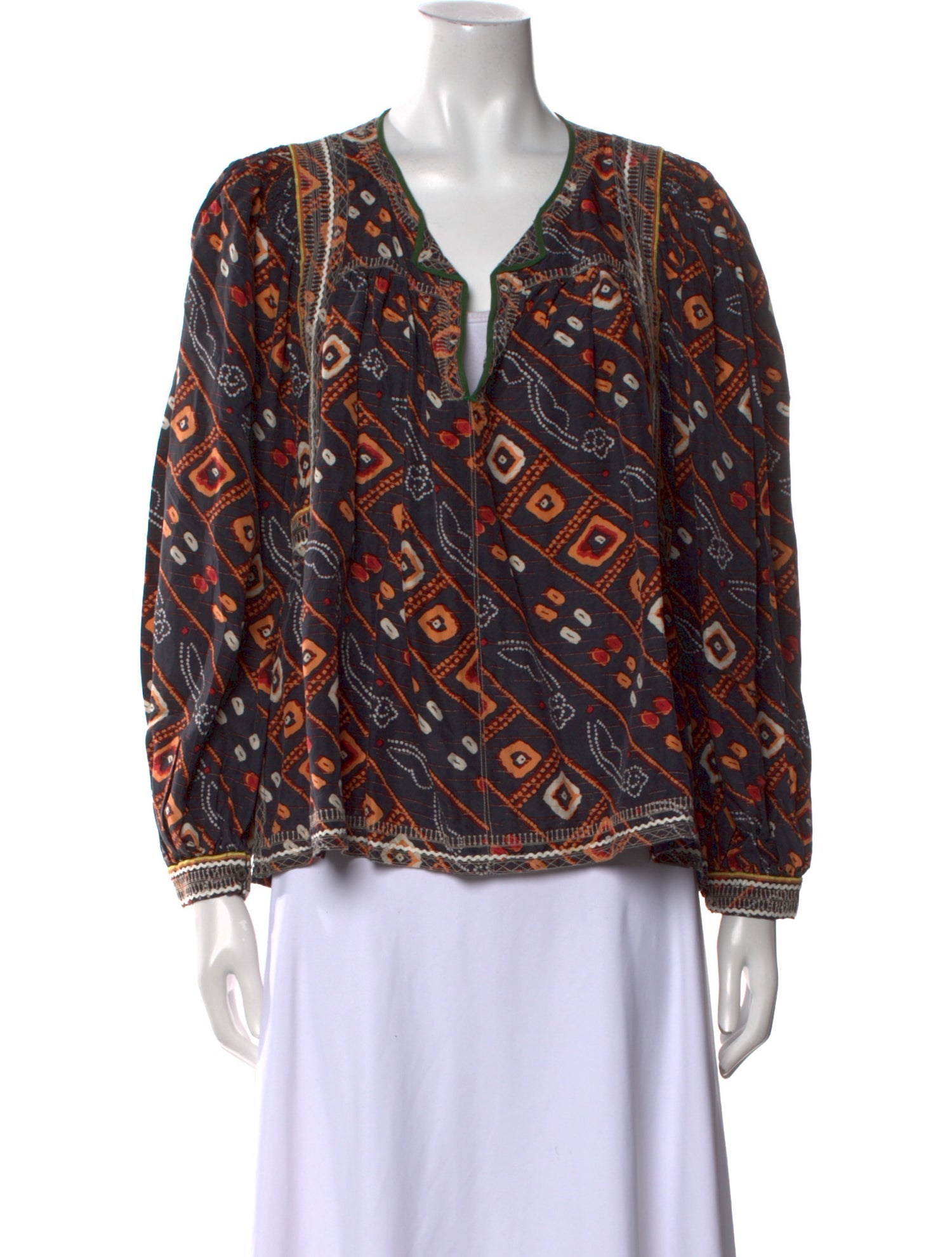 Isabel Marant Silk Printed Blouse