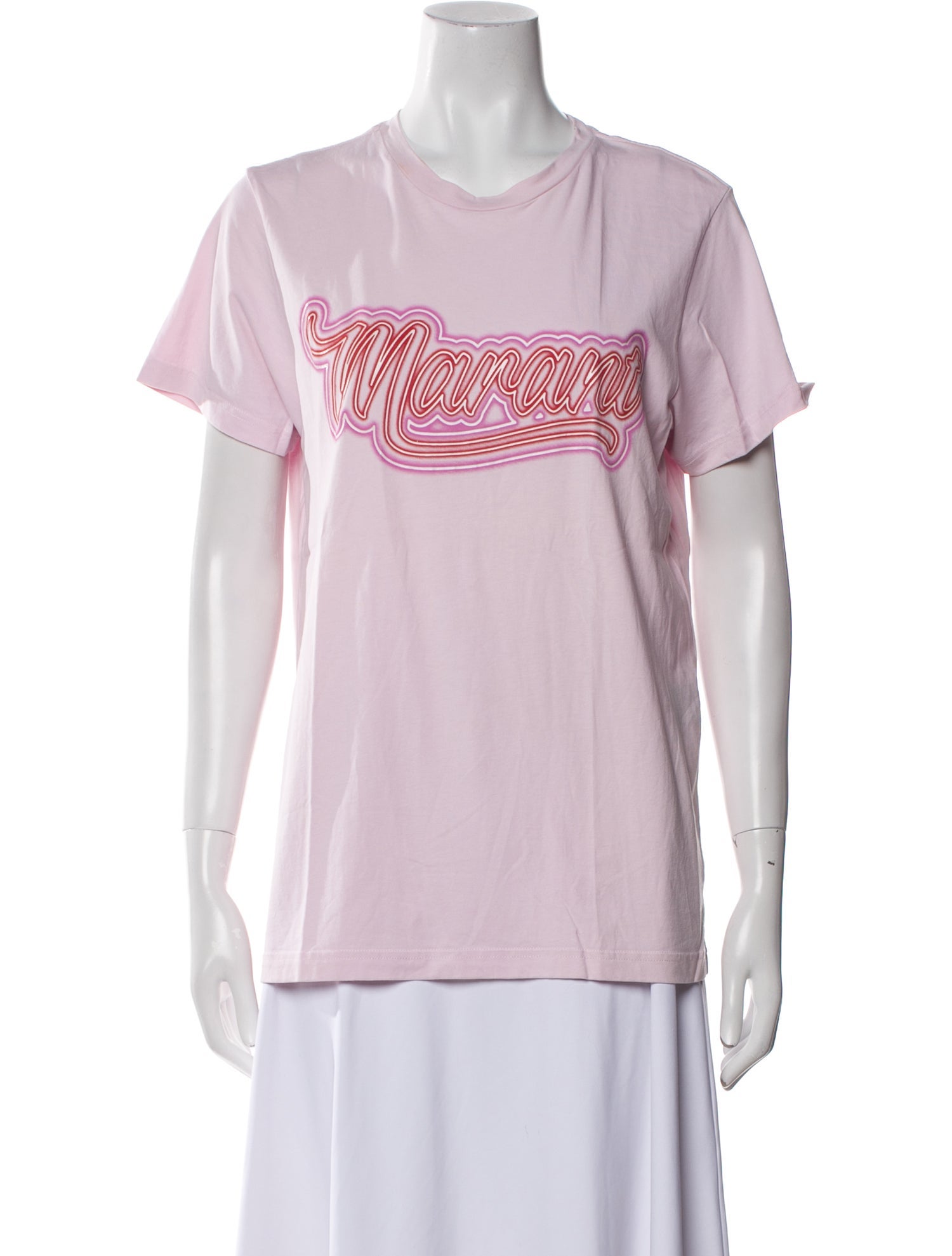 Isabel Marant Graphic Print Crew Neck T-Shirt