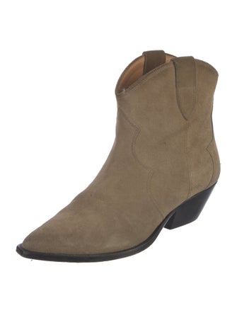 Isabel Marant Suede Western Boots