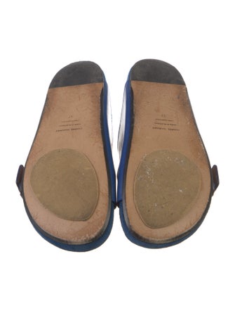 Isabel Marant Leather Colorblock Pattern Slides
