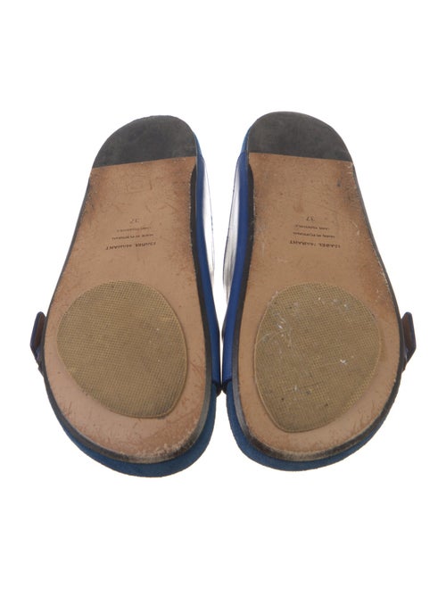 Isabel Marant Leather Colorblock Pattern Slides