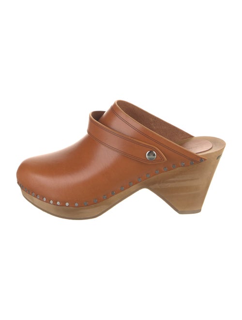 Isabel Marant Leather Studded Accents Mules
