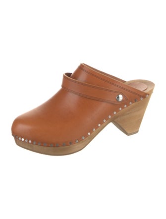 Isabel Marant Leather Studded Accents Mules
