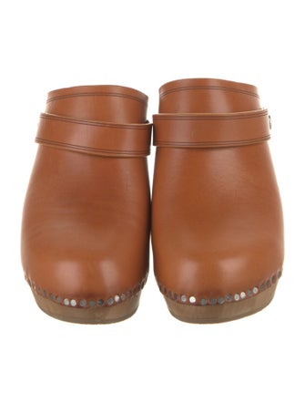 Isabel Marant Leather Studded Accents Mules