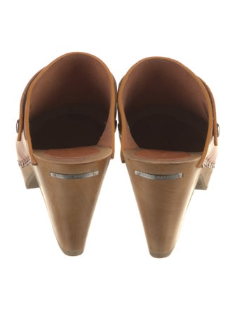 Isabel Marant Leather Studded Accents Mules