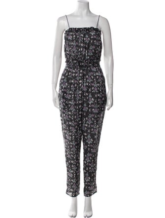 Étoile Isabel Marant Printed Square Neckline Jumpsuit