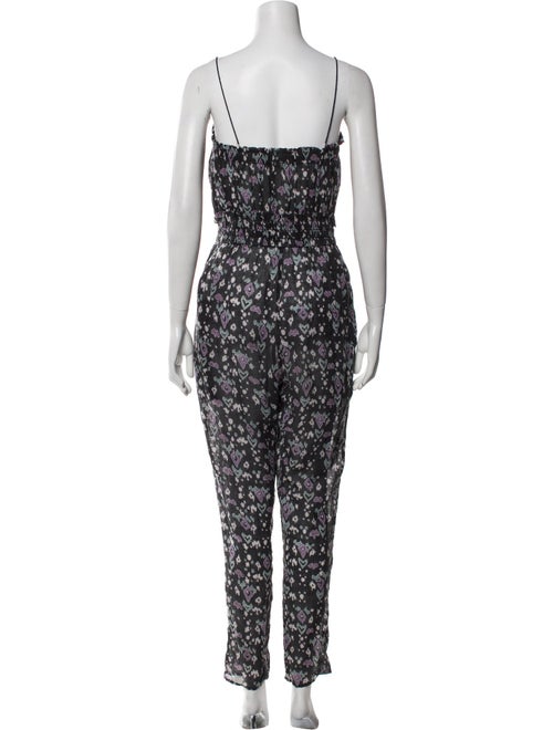 Étoile Isabel Marant Printed Square Neckline Jumpsuit