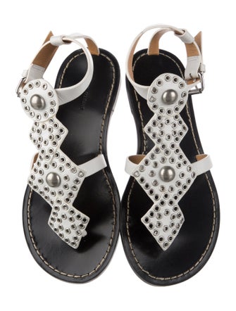 Isabel Marant Leather Printed Sandals