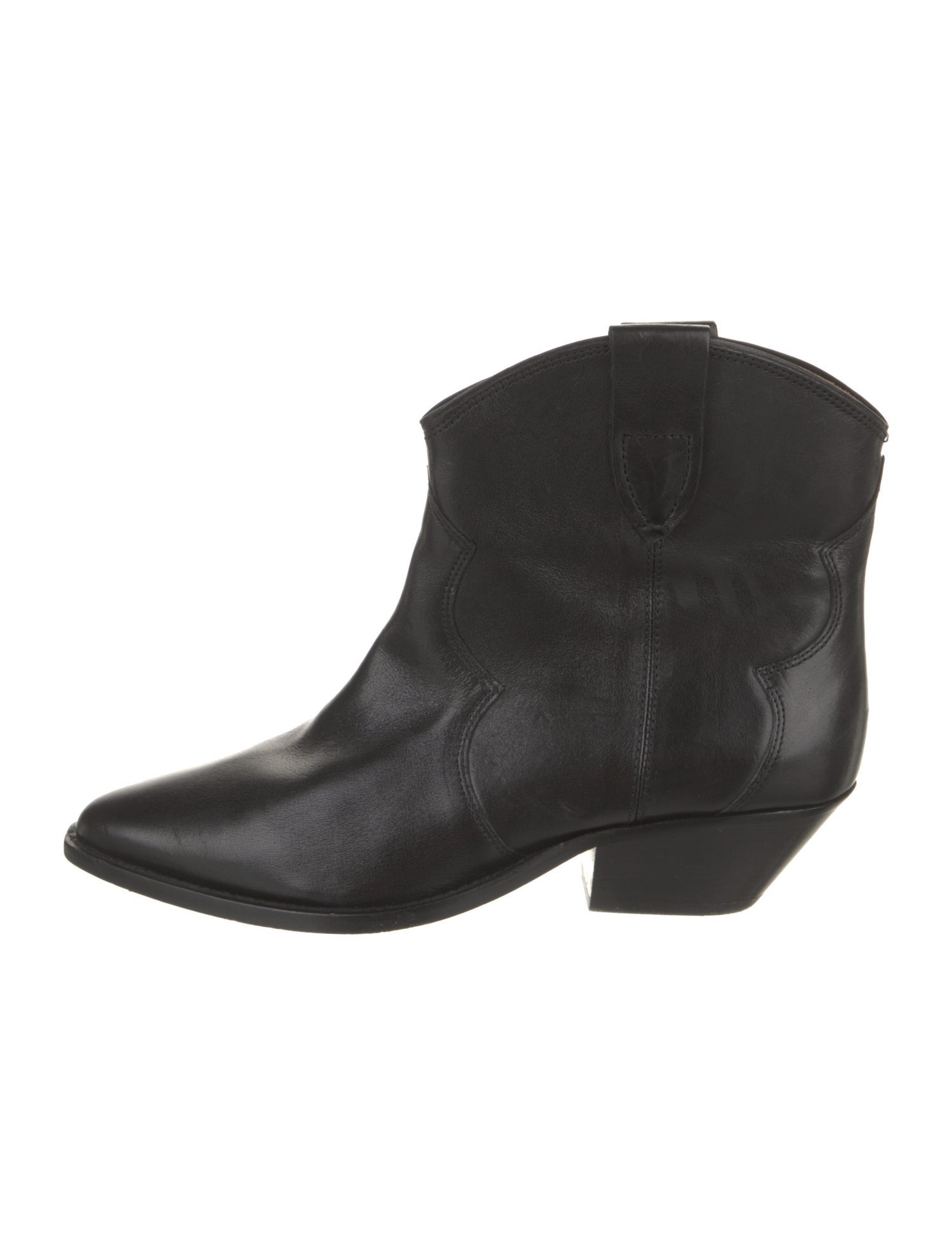 Isabel Marant Leather Western Boots
