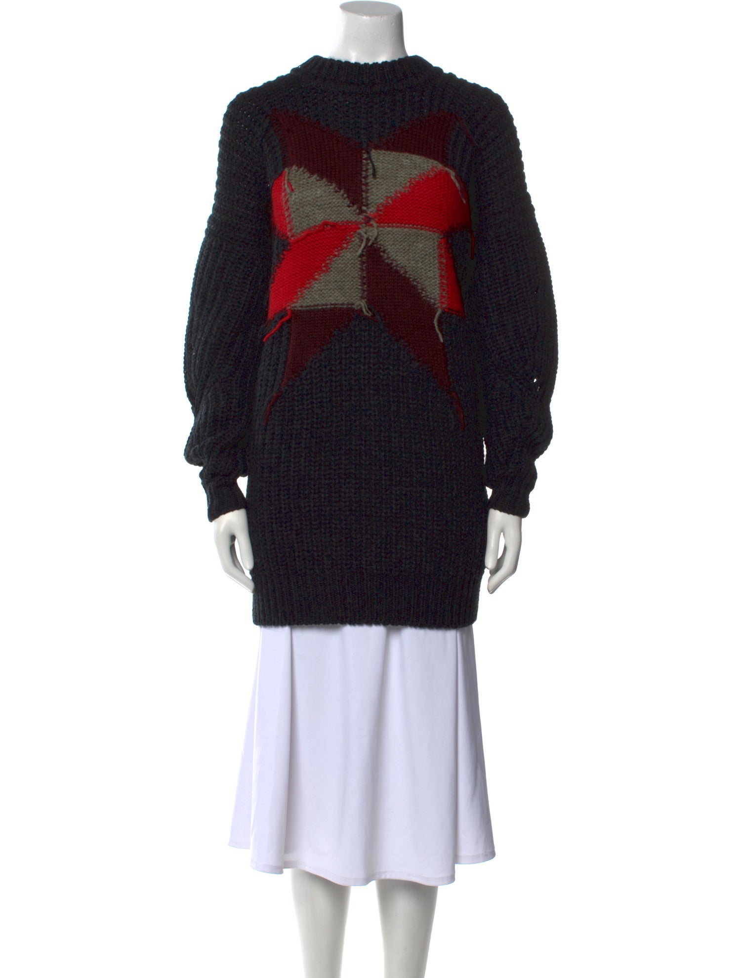 Isabel Marant Wool Graphic Print Sweater