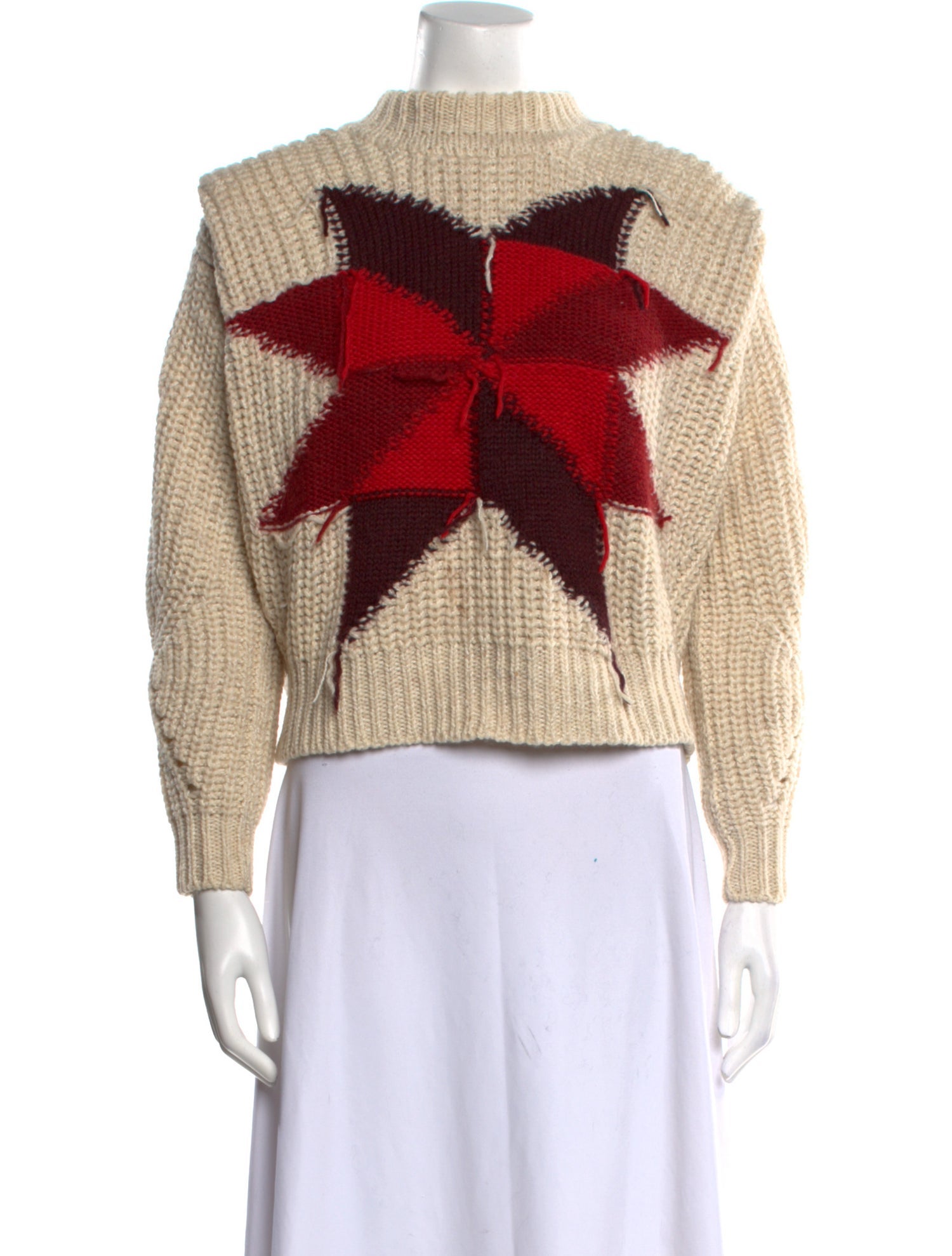Isabel Marant Mohair Printed Sweater