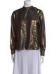 Étoile Isabel Marant Mock Neck Long Sleeve Blouse