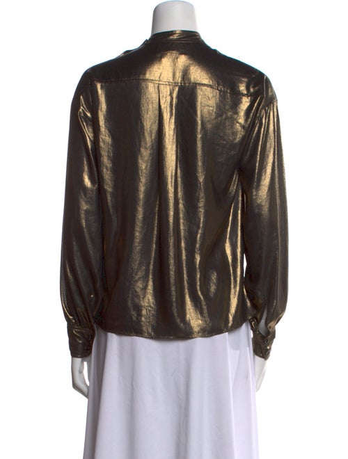 Étoile Isabel Marant Mock Neck Long Sleeve Blouse