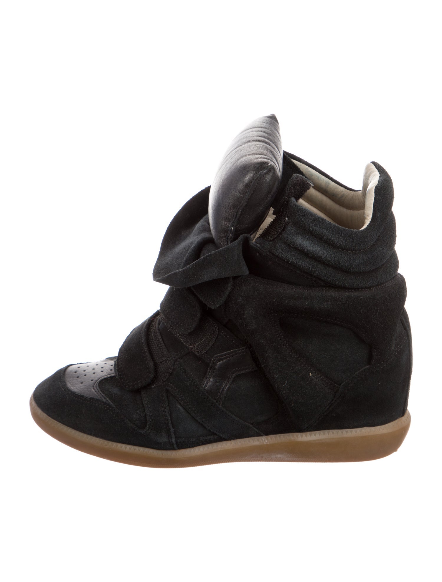 Isabel Marant Suede Wedge Sneakers