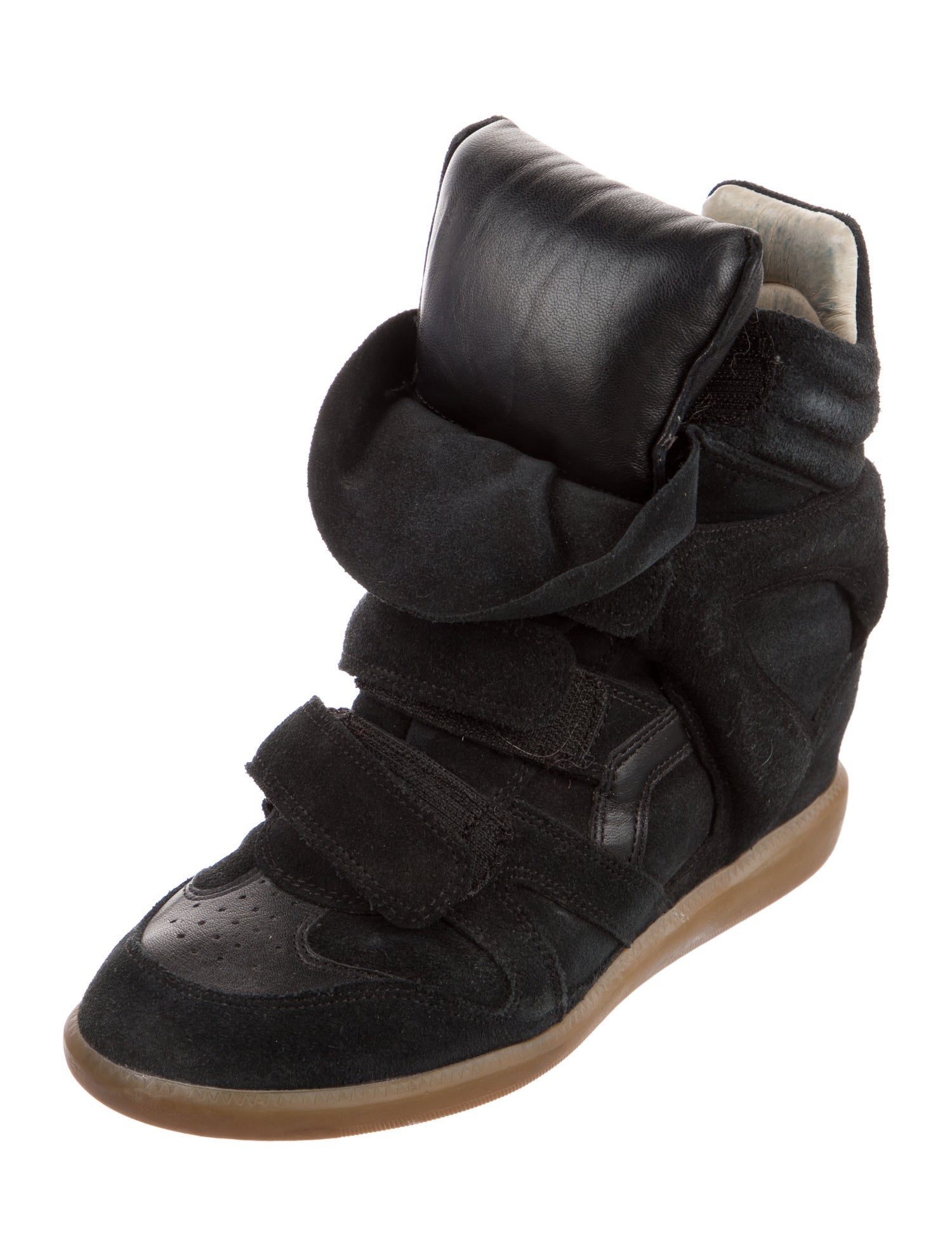 Isabel Marant Suede Wedge Sneakers