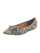 Isabel Marant Embossed Leather Printed Flats
