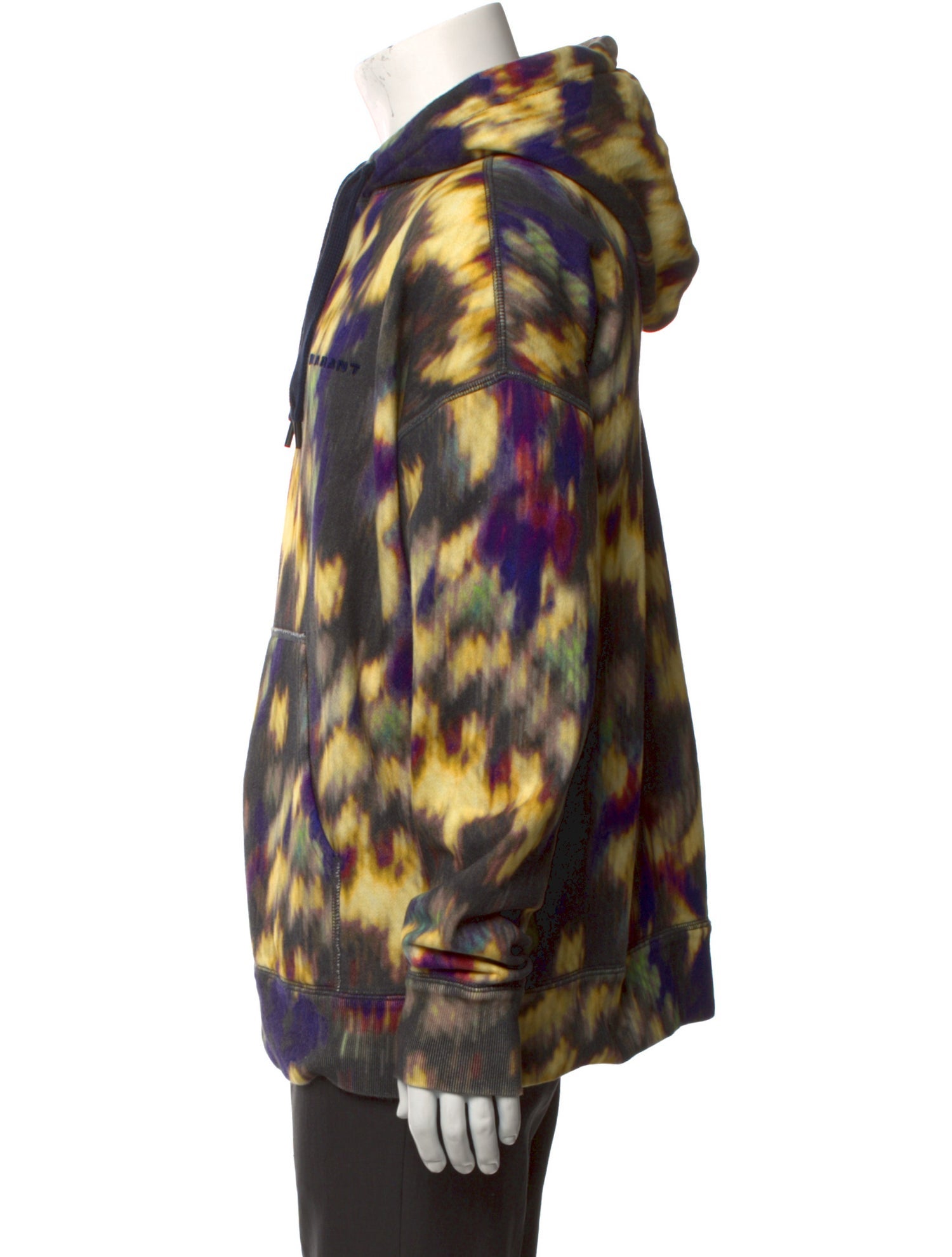 Isabel Marant Tie-Dye Print Crew Neck Hoodie
