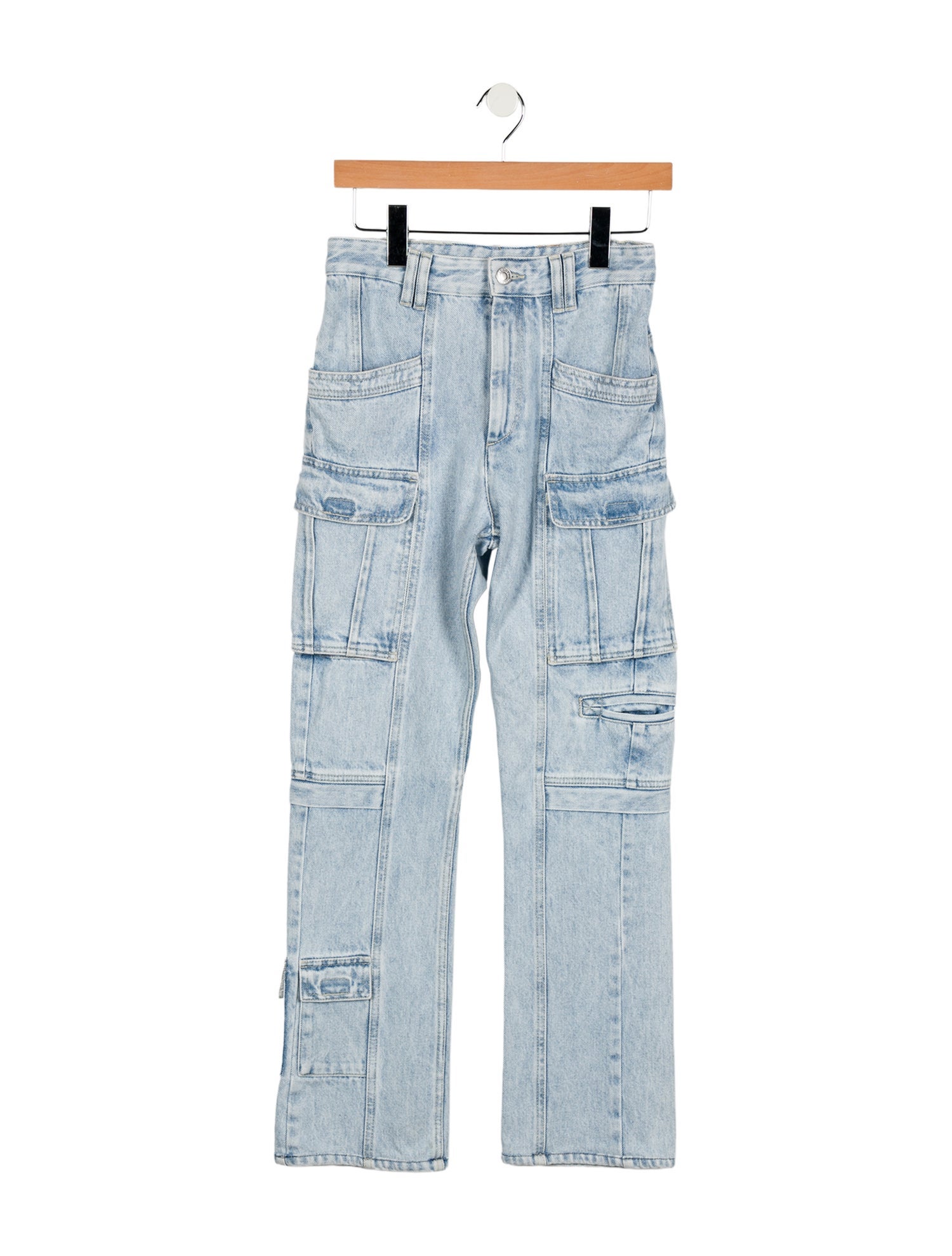 Isabel Marant High-Rise Straight Leg Jeans